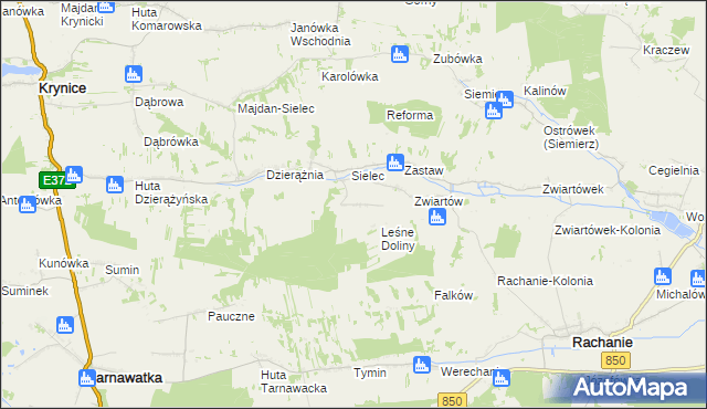 mapa Zwiartów-Kolonia, Zwiartów-Kolonia na mapie Targeo