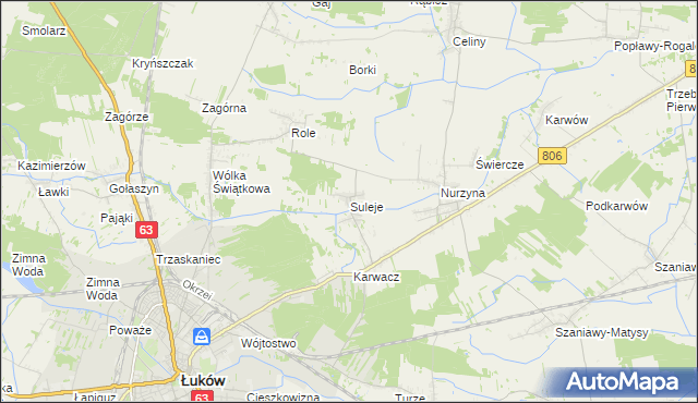 mapa Suleje, Suleje na mapie Targeo