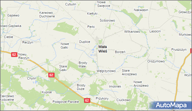 mapa Niździn, Niździn na mapie Targeo