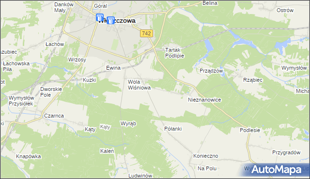 mapa Martynnik, Martynnik na mapie Targeo