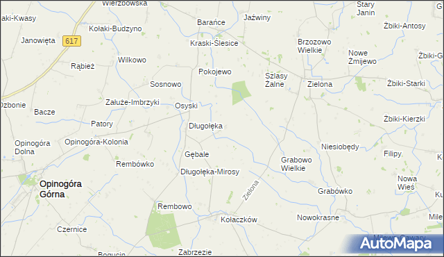 mapa Klonowo gmina Opinogóra Górna, Klonowo gmina Opinogóra Górna na mapie Targeo