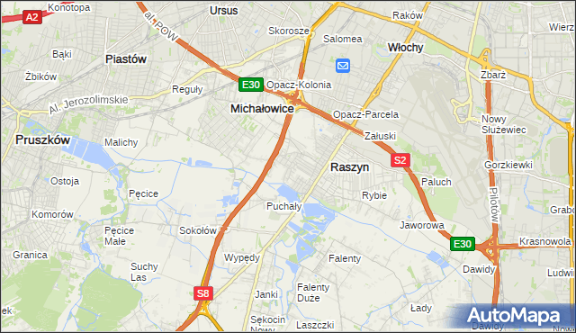 mapa Nowe Grocholice, Nowe Grocholice na mapie Targeo
