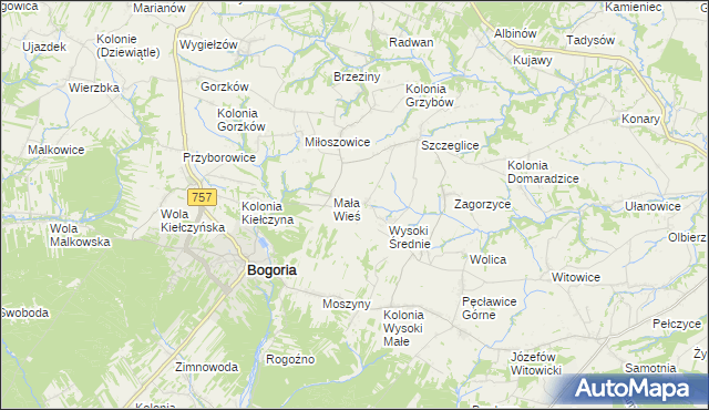 mapa Wysoki Duże, Wysoki Duże na mapie Targeo