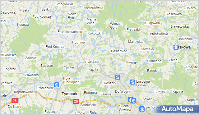 mapa Bałażówka, Bałażówka na mapie Targeo