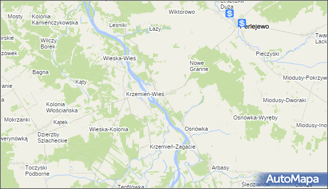 mapa Granne, Granne na mapie Targeo