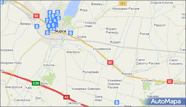 mapa Kowalewo-Góry, Kowalewo-Góry na mapie Targeo