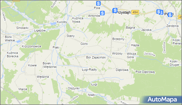 mapa Siekierowizna, Siekierowizna na mapie Targeo