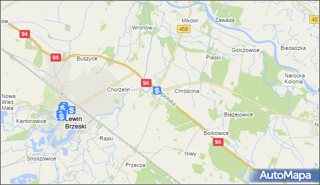 mapa Skorogoszcz, Skorogoszcz na mapie Targeo