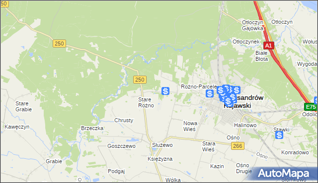 mapa Służewo-Pole, Służewo-Pole na mapie Targeo