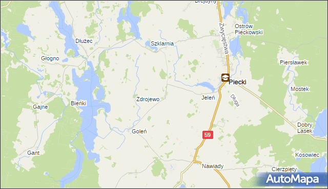 mapa Czaszkowo, Czaszkowo na mapie Targeo