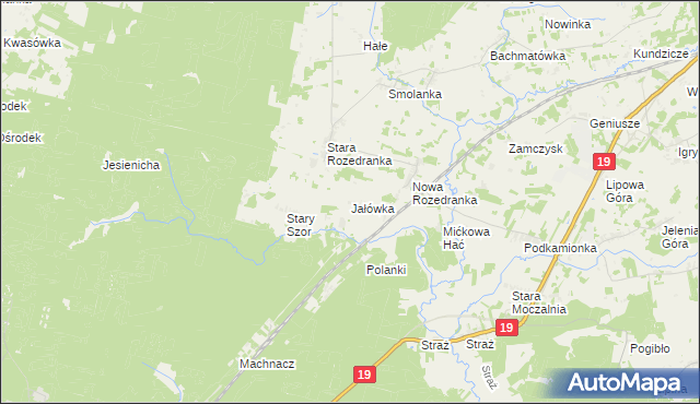 mapa Jałówka gmina Sokółka, Jałówka gmina Sokółka na mapie Targeo