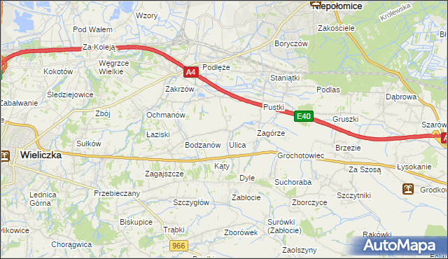 mapa Słomiróg, Słomiróg na mapie Targeo