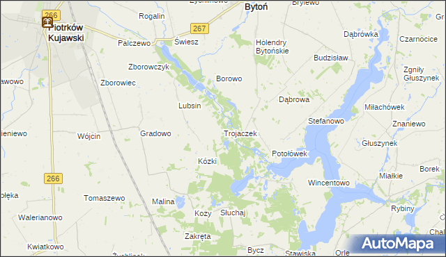 mapa Trojaczek, Trojaczek na mapie Targeo