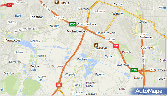 mapa Nowe Grocholice, Nowe Grocholice na mapie Targeo
