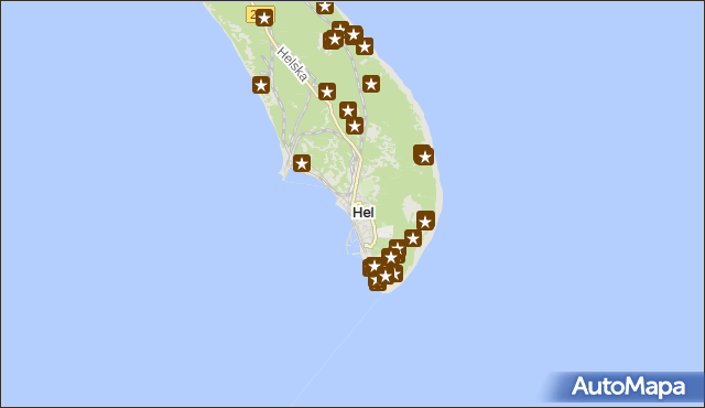 mapa Hel, Hel na mapie Targeo