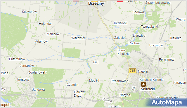 mapa Przanówka, Przanówka na mapie Targeo