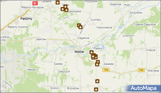 mapa Wancerzów, Wancerzów na mapie Targeo