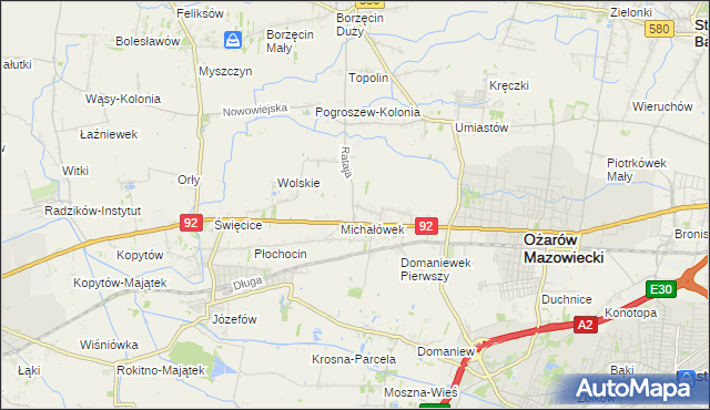 mapa Koprki, Koprki na mapie Targeo