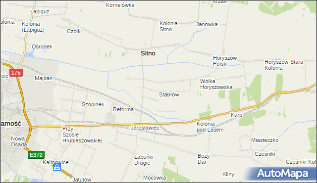 mapa Stabrów, Stabrów na mapie Targeo