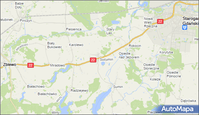 mapa Sucumin, Sucumin na mapie Targeo