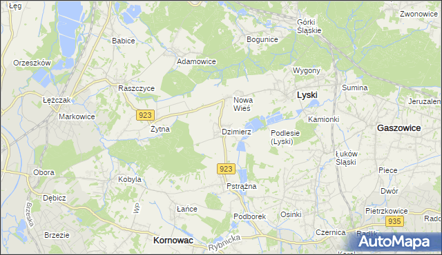 mapa Dzimierz, Dzimierz na mapie Targeo