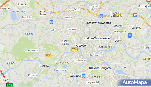 fotoradary kraków mapa Fotoradar stacjonarny w Krakowie :: Radar, Kontrola na mapie Targeo