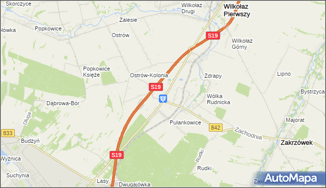 mapa Rudnik-Kolonia, Rudnik-Kolonia na mapie Targeo