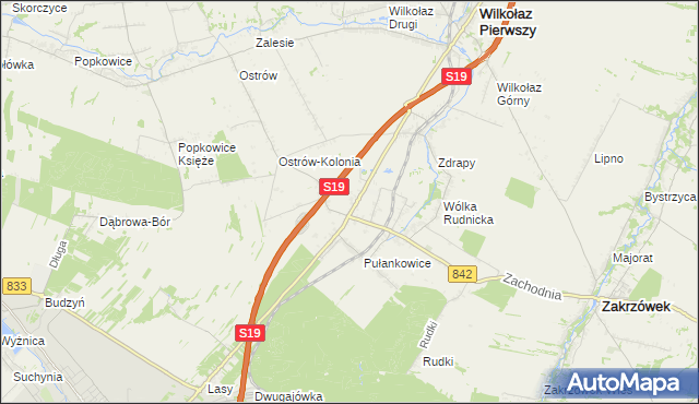 mapa Rudnik-Kolonia, Rudnik-Kolonia na mapie Targeo