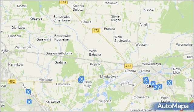 mapa Orchów-Wesółka, Orchów-Wesółka na mapie Targeo