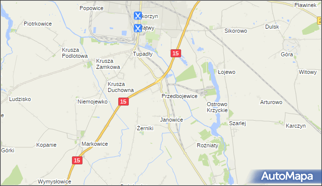 mapa Przedbojewice, Przedbojewice na mapie Targeo