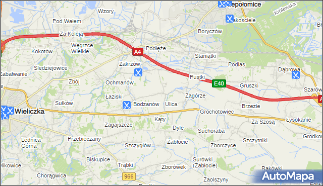mapa Słomiróg, Słomiróg na mapie Targeo