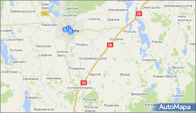 mapa Świackie, Świackie na mapie Targeo