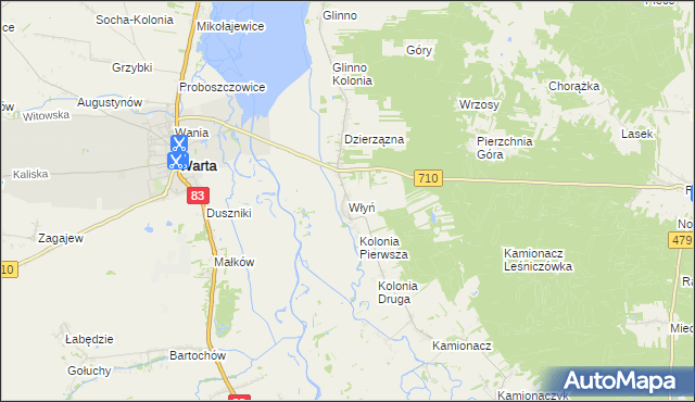 mapa Włyń, Włyń na mapie Targeo