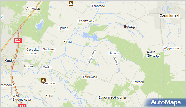mapa Babczyzna, Babczyzna na mapie Targeo