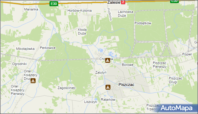 mapa Chotyłów, Chotyłów na mapie Targeo