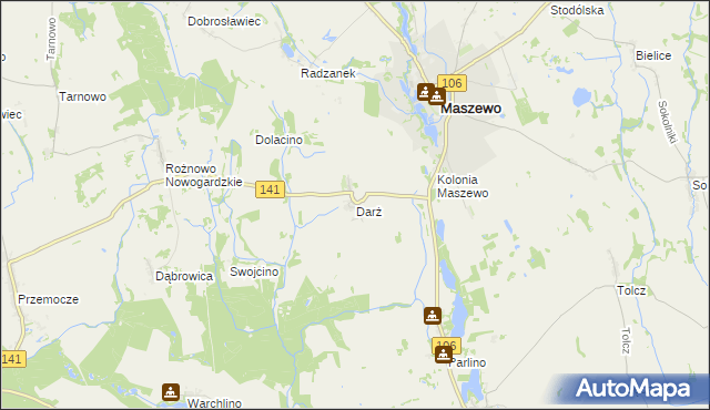 mapa Darż, Darż na mapie Targeo