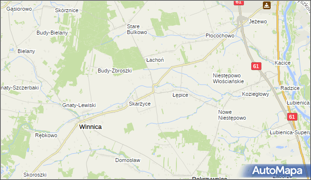 mapa Golądkowo, Golądkowo na mapie Targeo