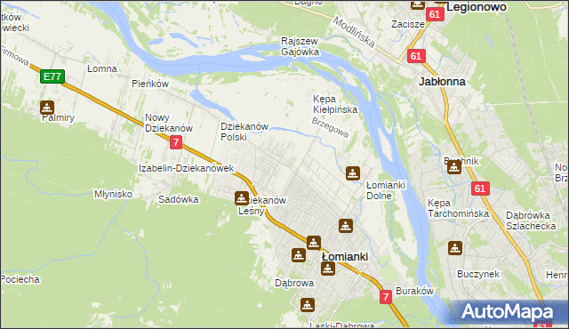 mapa Kiełpin Poduchowny, Kiełpin Poduchowny na mapie Targeo