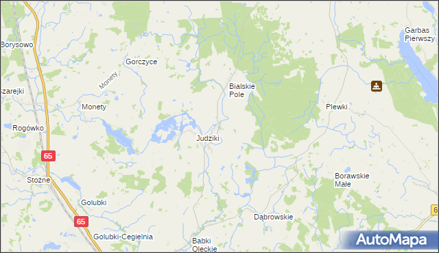 mapa Lenarty, Lenarty na mapie Targeo