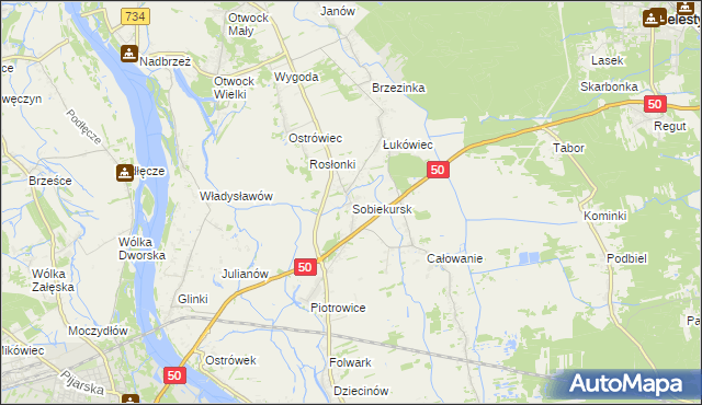 mapa Sobiekursk, Sobiekursk na mapie Targeo