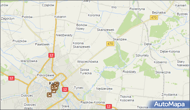 mapa Pólko gmina Żelazków, Pólko gmina Żelazków na mapie Targeo