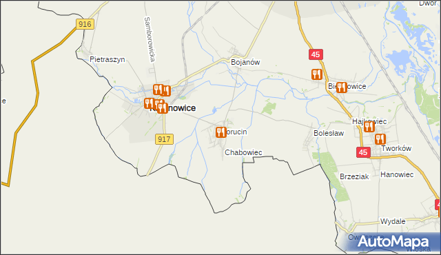 Gastronomia w Borucin gmina Krzanowice na mapie Targeo