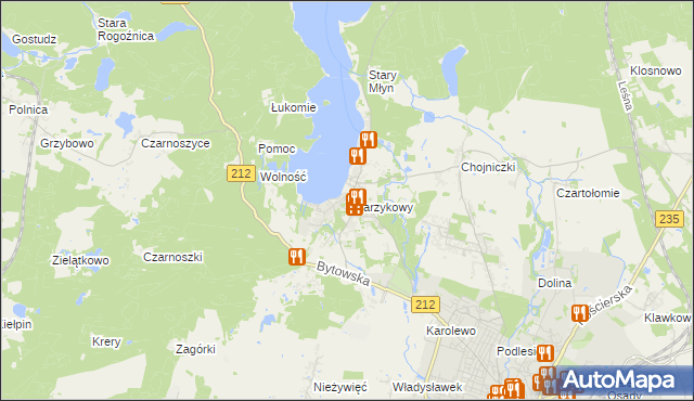 mapa Charzykowy, Charzykowy na mapie Targeo