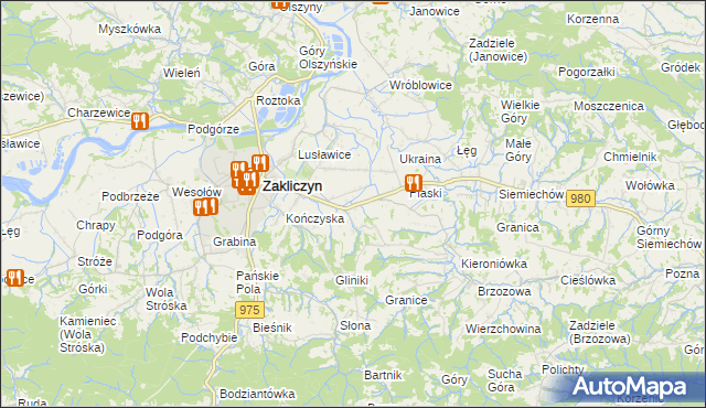 mapa Faściszowa, Faściszowa na mapie Targeo