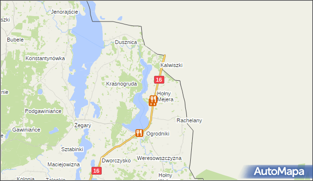 mapa Hołny Mejera, Hołny Mejera na mapie Targeo