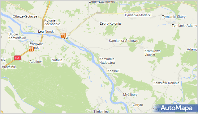 mapa Kamianka Nadbużna, Kamianka Nadbużna na mapie Targeo