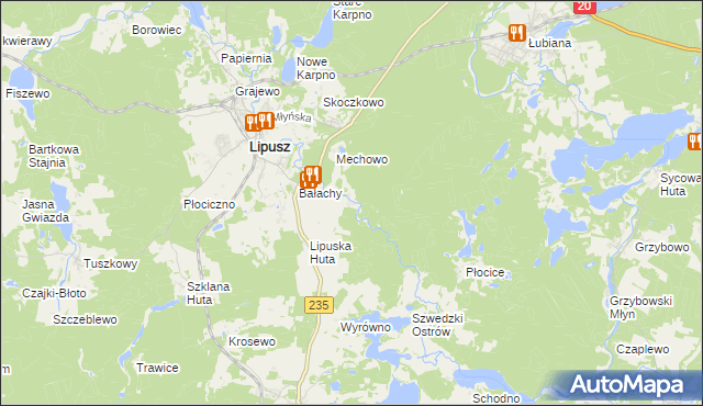 mapa Krugliniec, Krugliniec na mapie Targeo