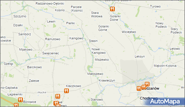 mapa Małoszywka, Małoszywka na mapie Targeo