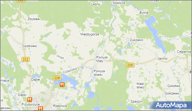 mapa Pomysk Mały, Pomysk Mały na mapie Targeo