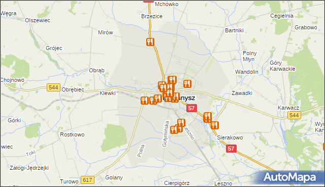 mapa Przasnysz, Przasnysz na mapie Targeo